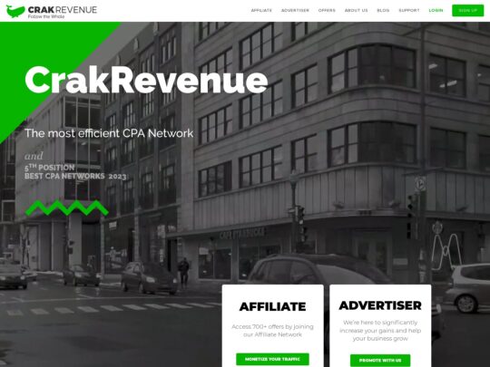 CrakRevenue review, a site that is one of many popular AI Porn Affiliate Programs
