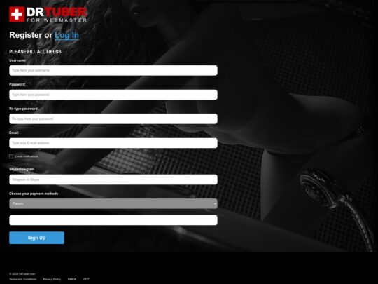 DrTuber Webmasters review, a site that is one of many popular Porn Tube Webmasters