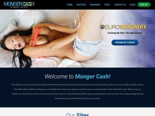 MongerCash review, a site that is one of many popular Asian Affiliate Programs