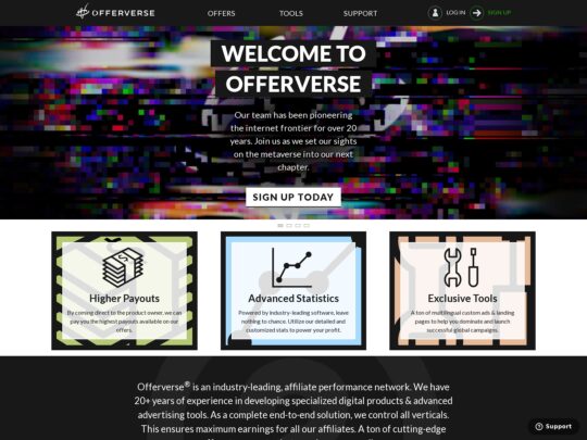 Offerverse (TranzVR) review, a site that is one of many popular VR Affiliate Programs
