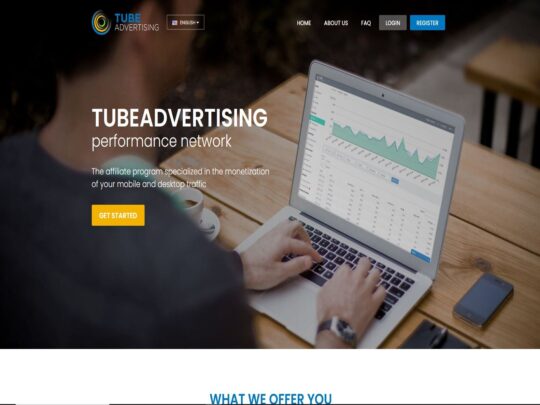 TubeAdvertising review, a site that is one of many popular Trans Niche CPA Networks