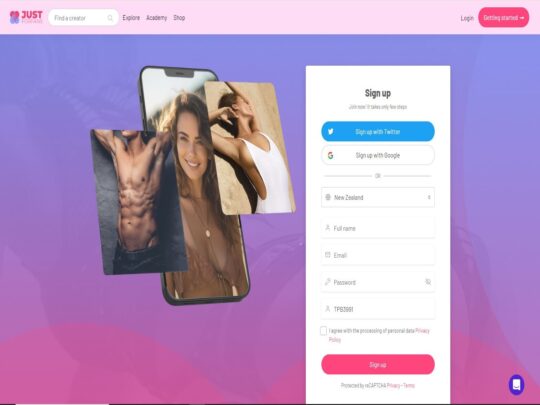 Just for Fans review, a site that is one of many popular Adult Fan Creator Platforms