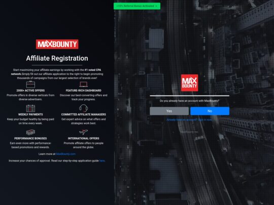 MaxBounty review, a site that is one of many popular Sexual Enhancement Affiliate Programs