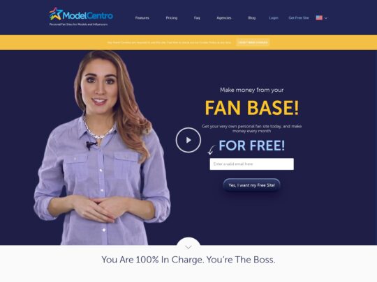 ModelCentro review, a site that is one of many popular Adult Fan Creator Platforms