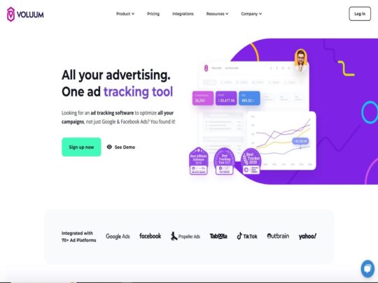 Voluum review, a site that is one of many popular Affiliate Stats Tracking Software