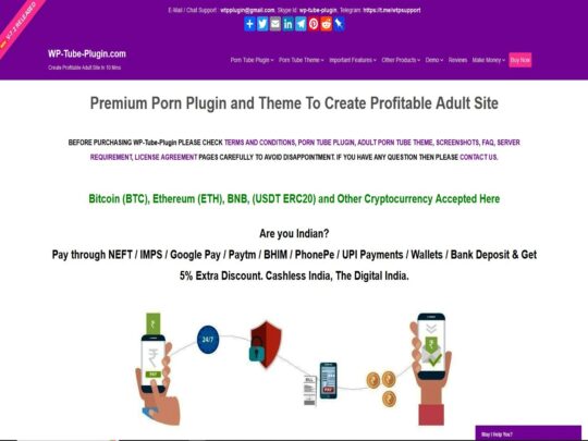WP Tube Plugin review, a site that is one of many popular Porn Tube Scripts