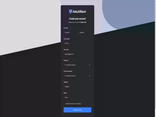 AdultNext review, a site that is one of many popular Porn Tube Webmasters