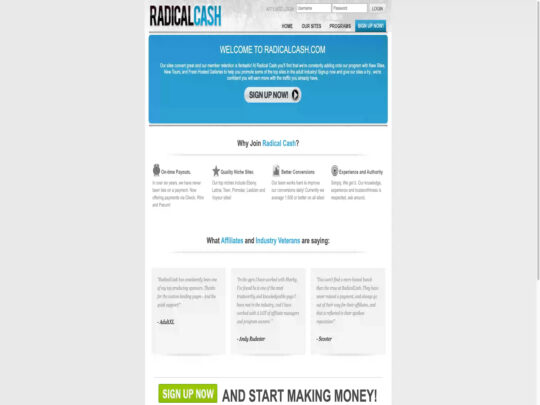 Radical Cash(SheHerGirls) review, an affiliate program that is one of many popular Paysite Affiliate Programs